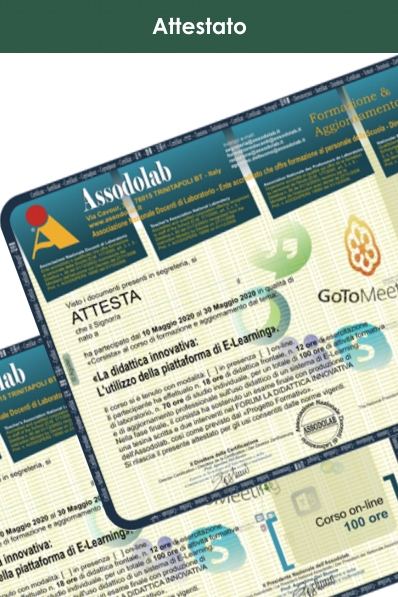 E-Learning attestato finale Assodolab